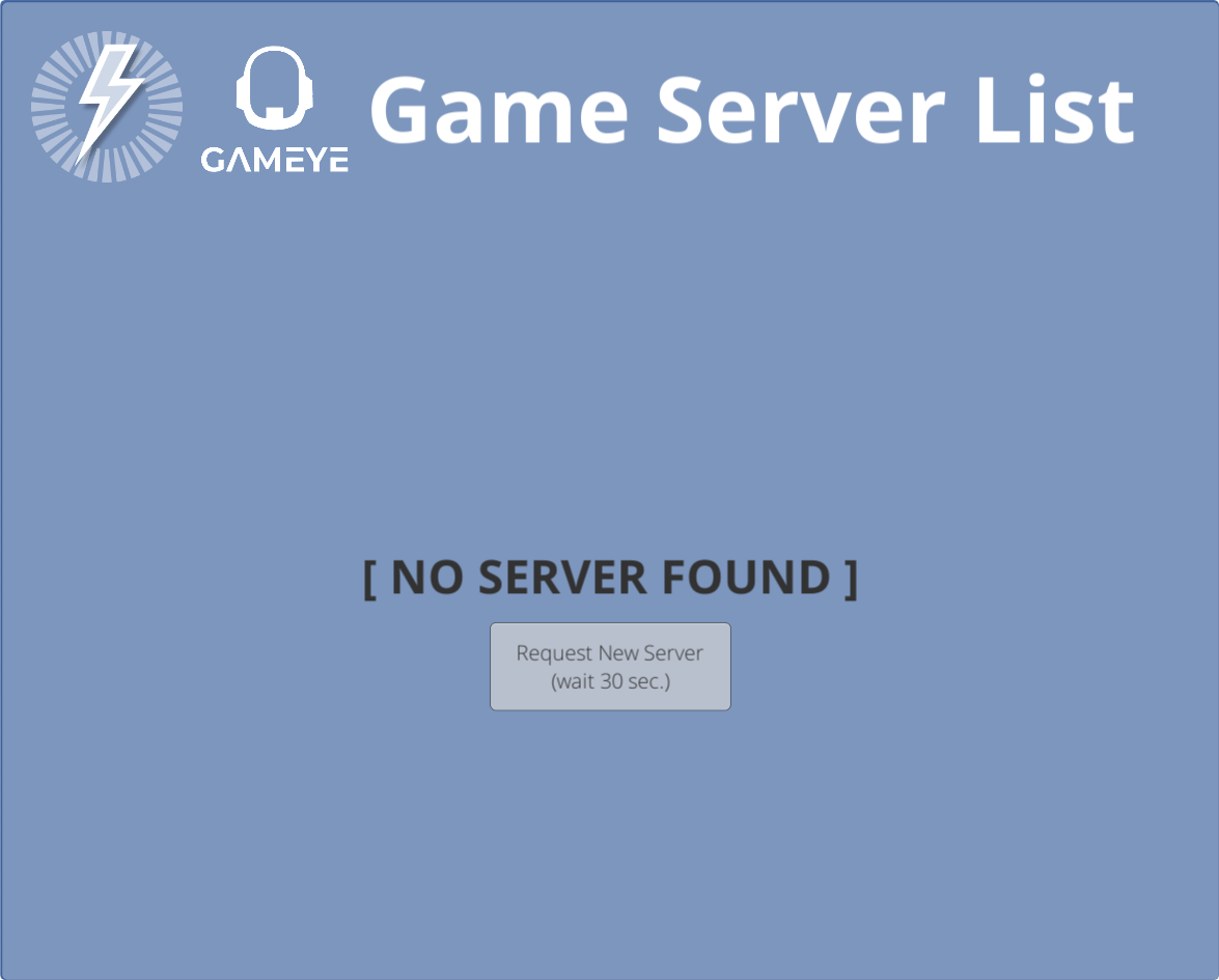 Request New Server Panel