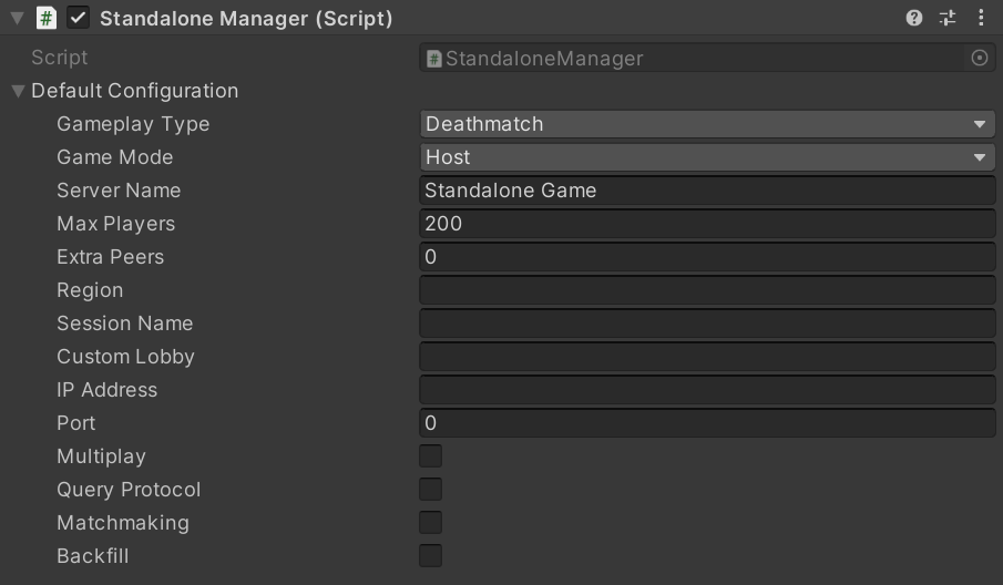 Standalone Manager