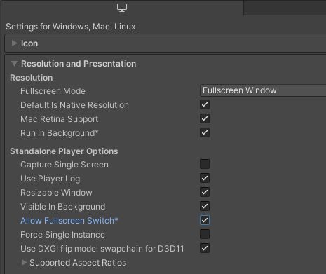 Fusion Meeting Room Screen Sharing Normal Unity Parameters