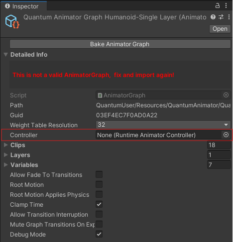 unity controller reference