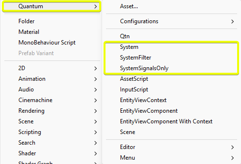 System Templates