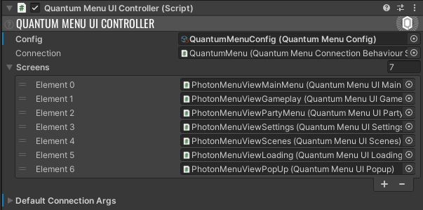 quantummenuconfig - controller